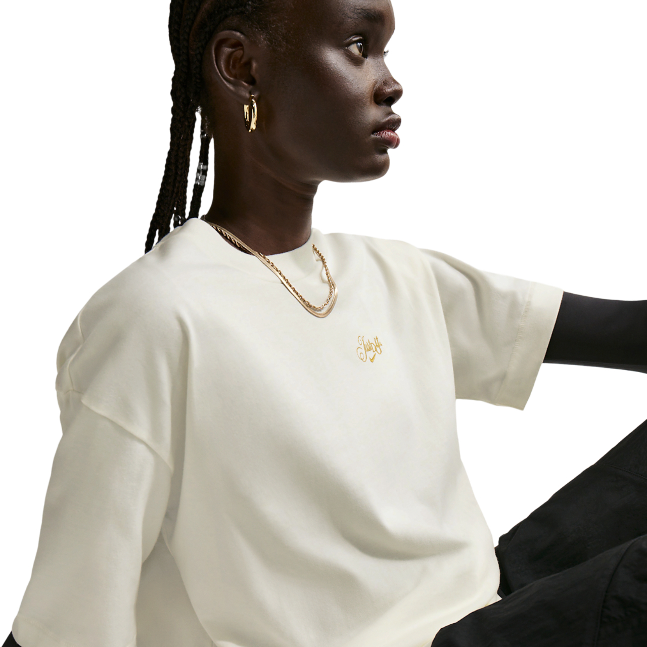 Nike Sportswear Oversized T-shirt Image 3 of 5. Tap to open photo gallery.