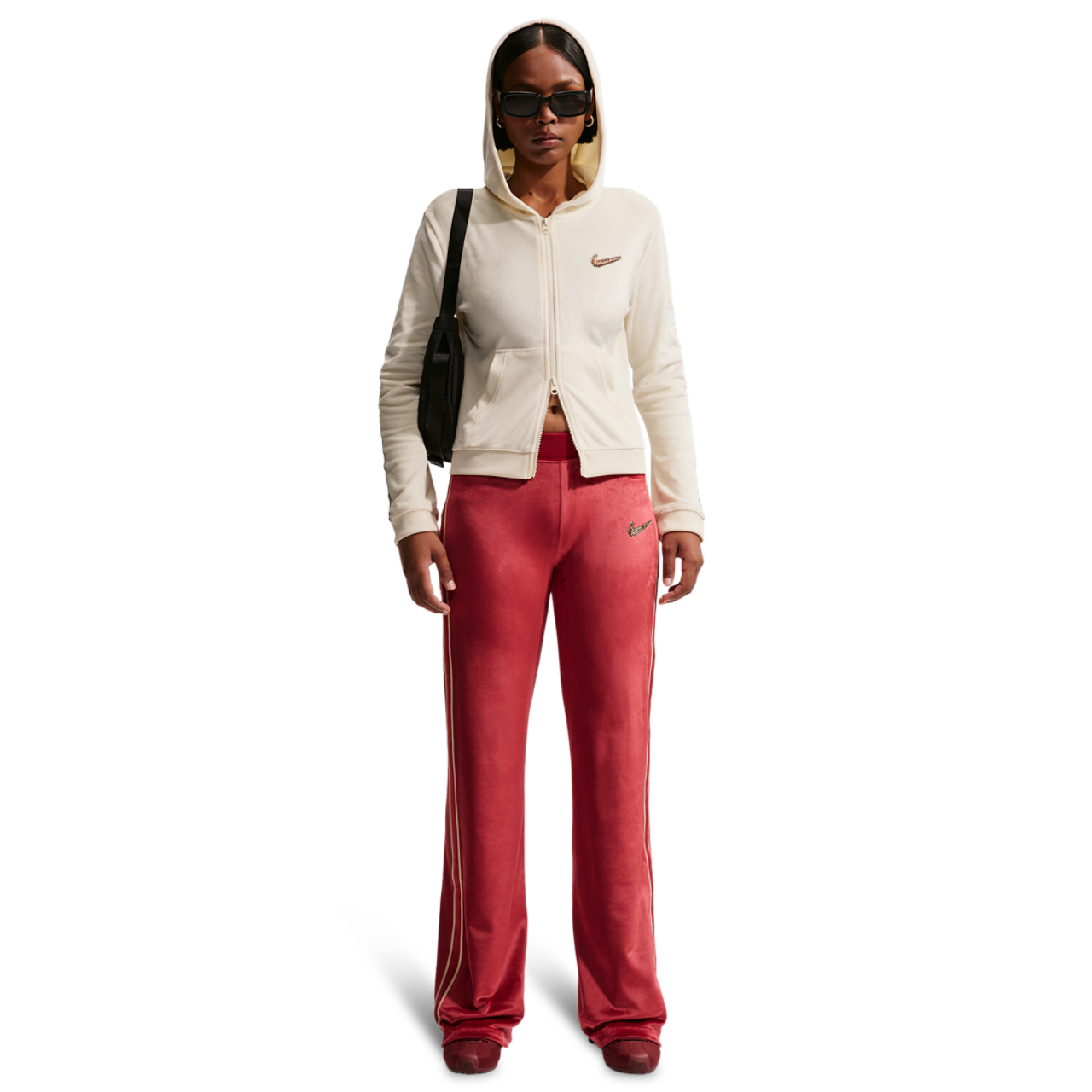 Nike Sportswear Velour Trousers Image 1 of 5. Tap to open photo gallery.