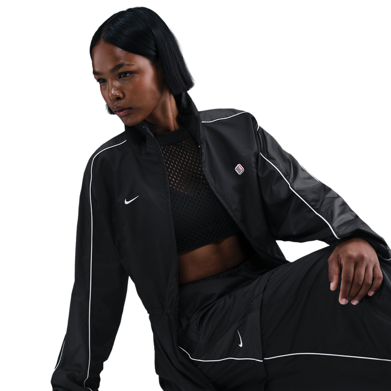Nike Sportswear Shox Woven Jacket Image 3 of 5. Tap to open photo gallery.