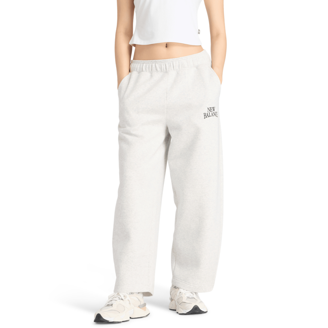 New Balance Trackside Fleece Barrel Pant Image 1 of 4. Tap to open photo gallery.