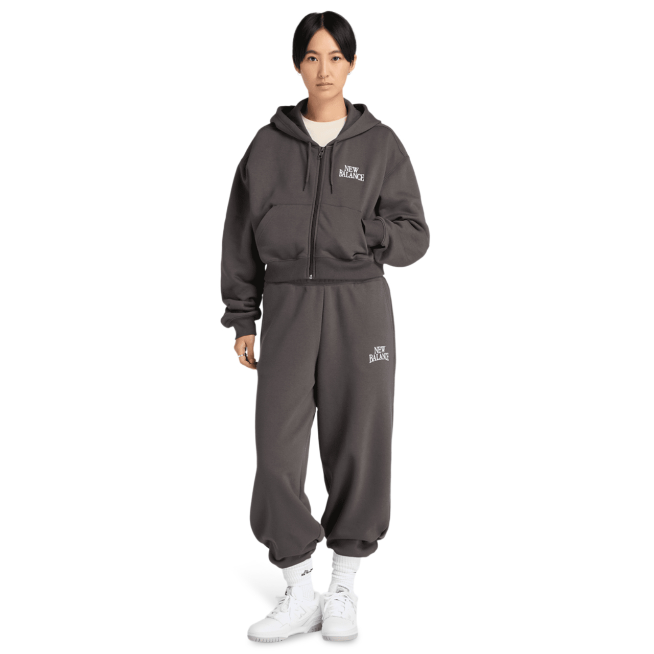 New Balance Trackside Fleece Full Zip Bild 2 von 4. Antippen, um die Fotogalerie zu öffnen.