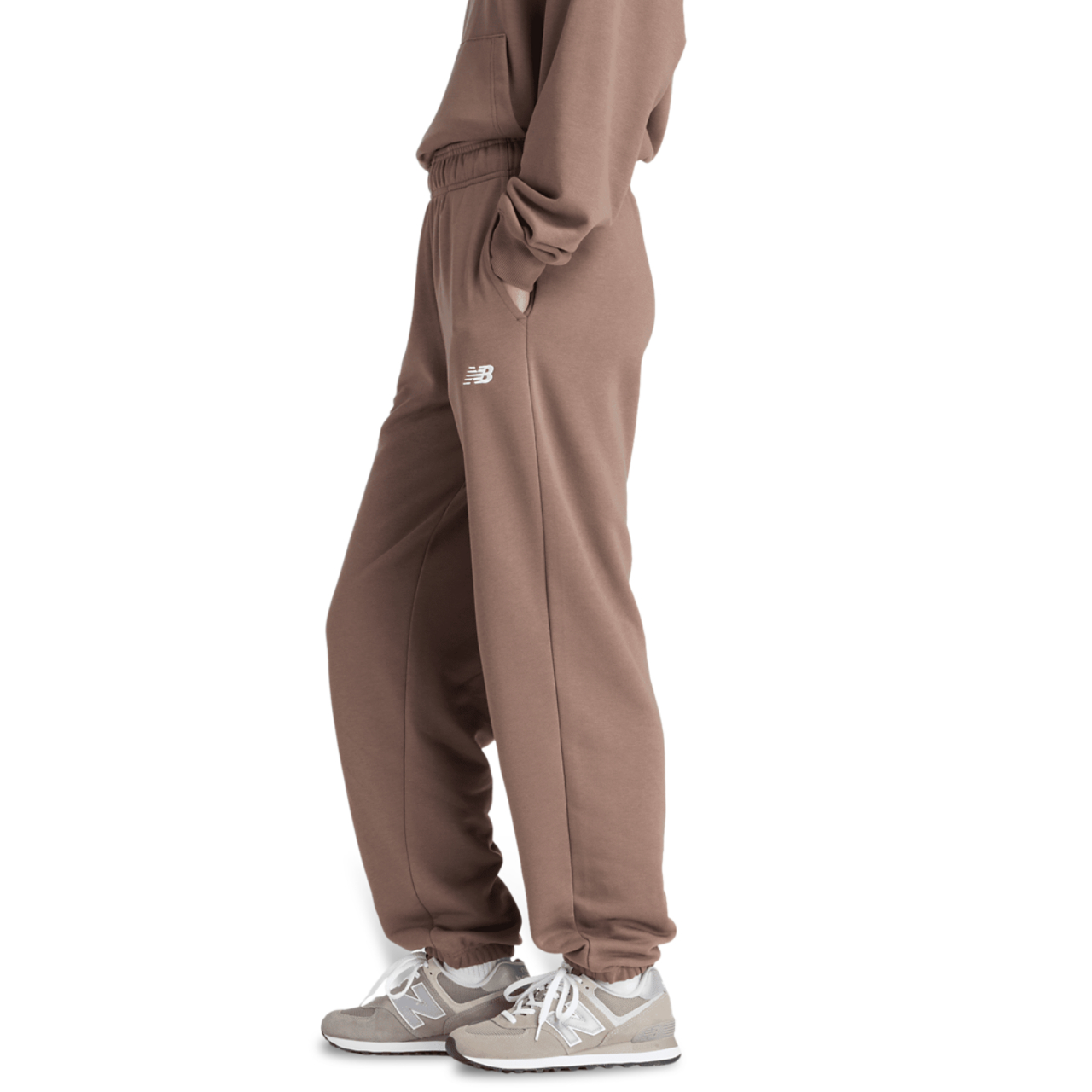 New Balance Sport Essentials French Terry Jogger Image 4 of 4. Tap to open photo gallery.