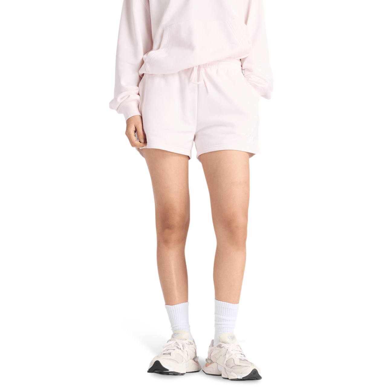 New Balance Sport Essentials French Terry Short Image 1 of 4. Tap to open photo gallery.