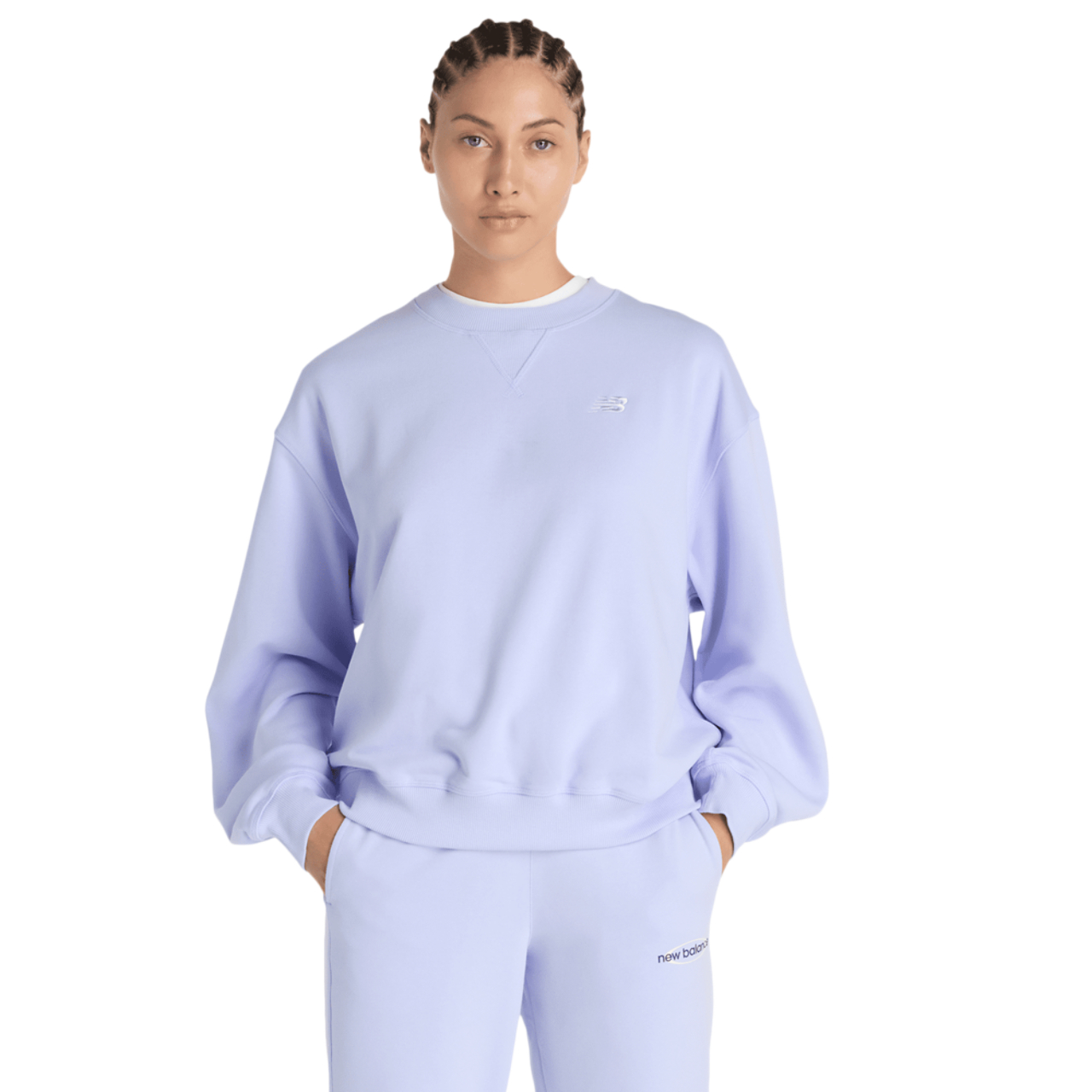 New Balance Athletics French Terry Crew Image 1 of 3. Tap to open photo gallery.