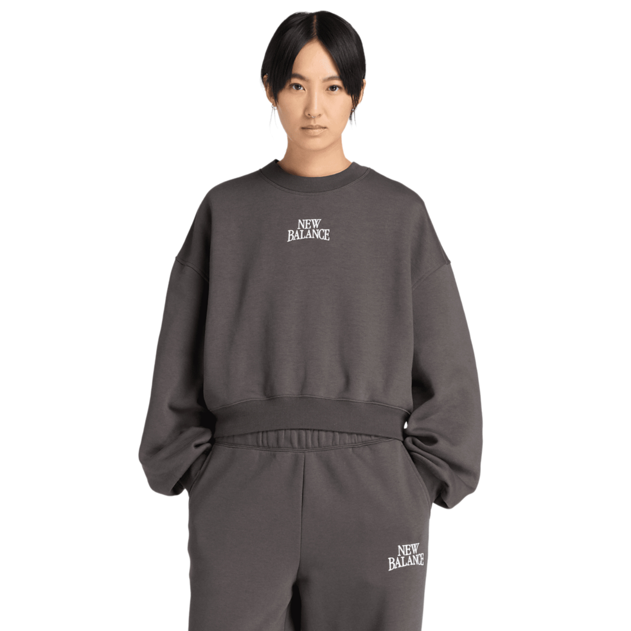 New Balance Trackside Fleece Crew Afbeelding 1 van 4. Tik om de fotogalerij te openen..