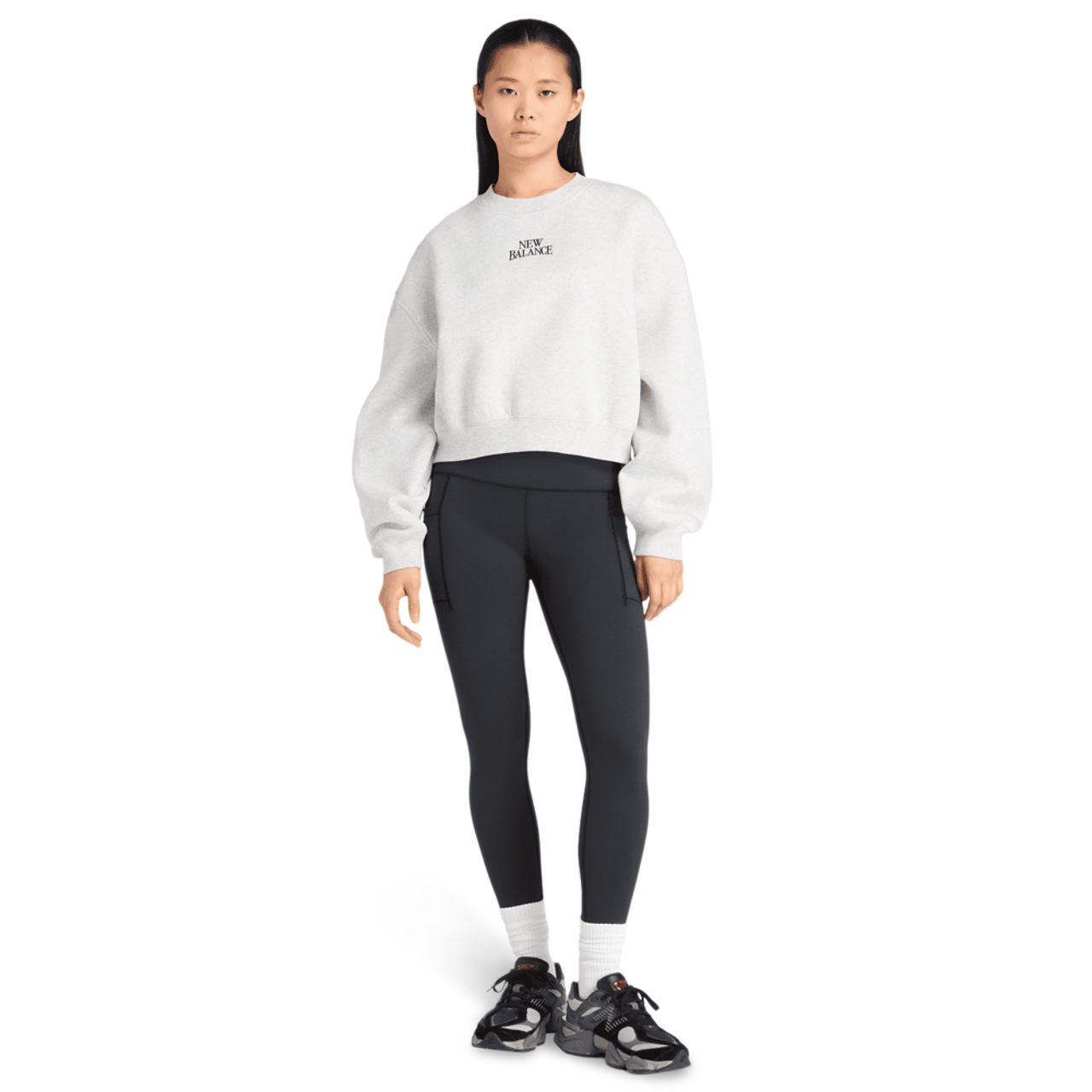 New Balance Trackside Fleece Crew Afbeelding 2 van 4. Tik om de fotogalerij te openen..