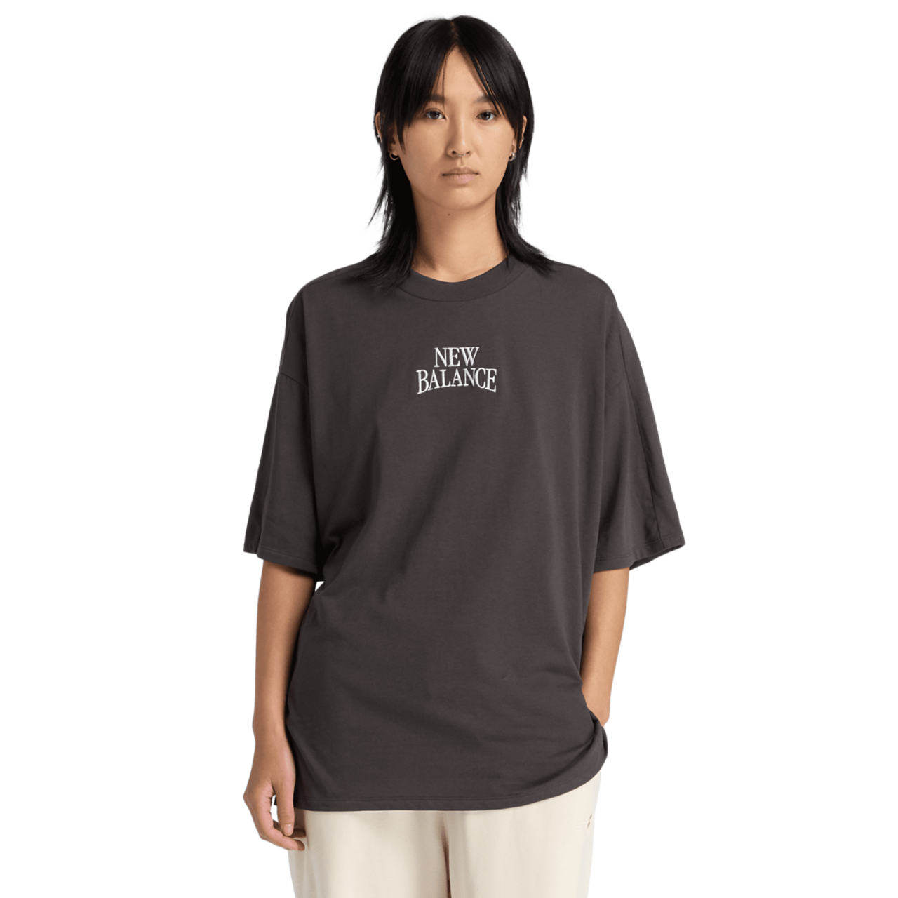 New Balance Trackside Oversized Tee Image 1 of 4. Tap to open photo gallery.