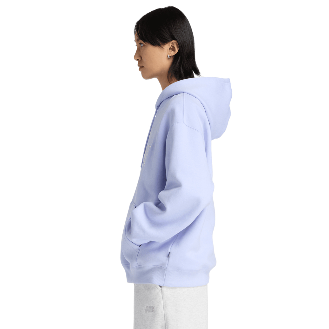 New Balance Trackside Fleece Hoodie Image 4 of 4. Tap to open photo gallery.