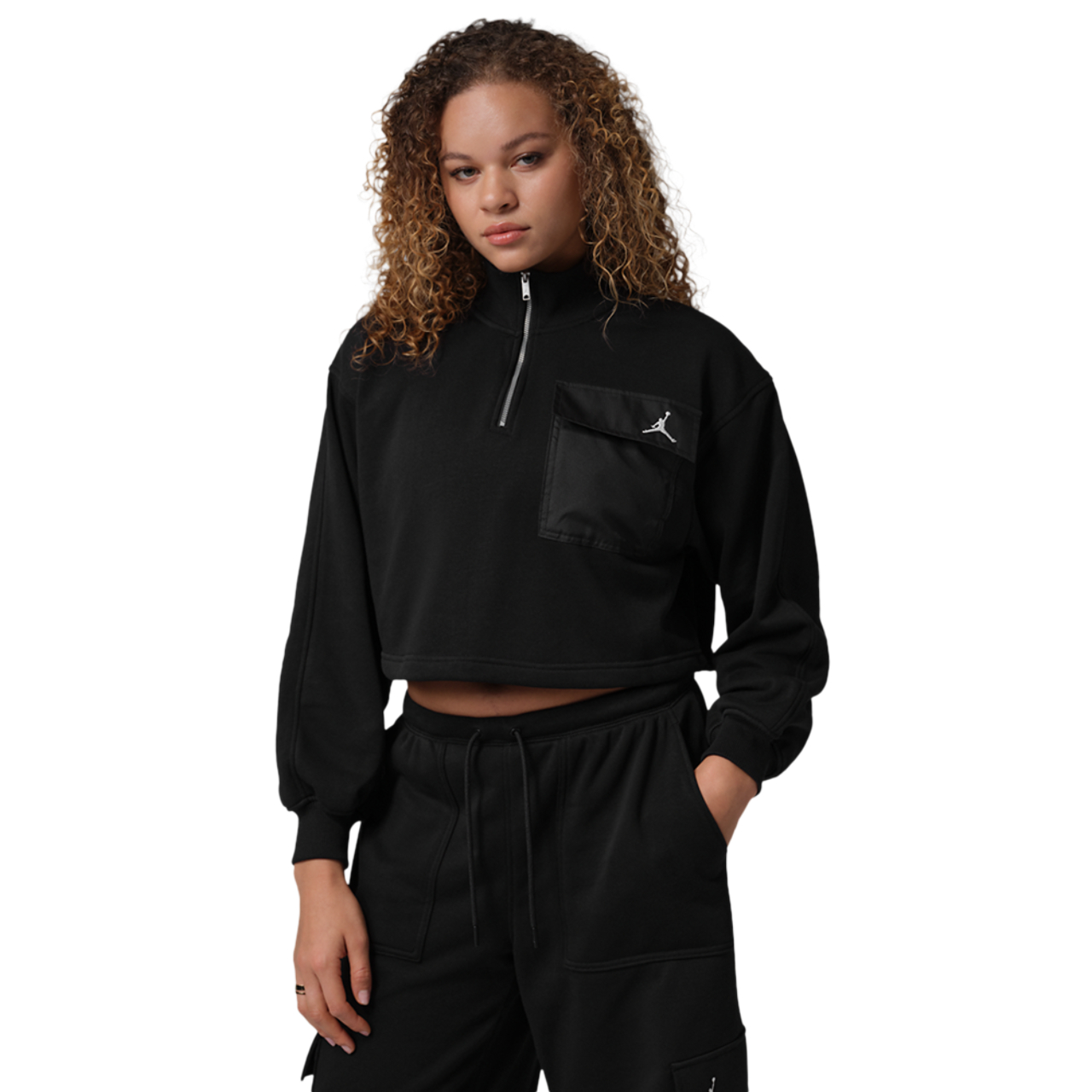 Jordan Brooklyn Fleece 1/4-Zip Hike Mike Top Bild 1 von 4. Antippen, um die Fotogalerie zu öffnen.