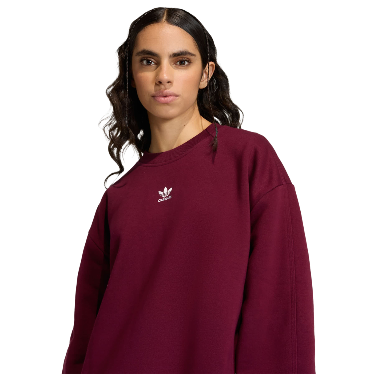adidas Essentials Long Oversized Crew Sweatshirt Immagine 3 di 4. Tocca per aprire la galleria fotografica.