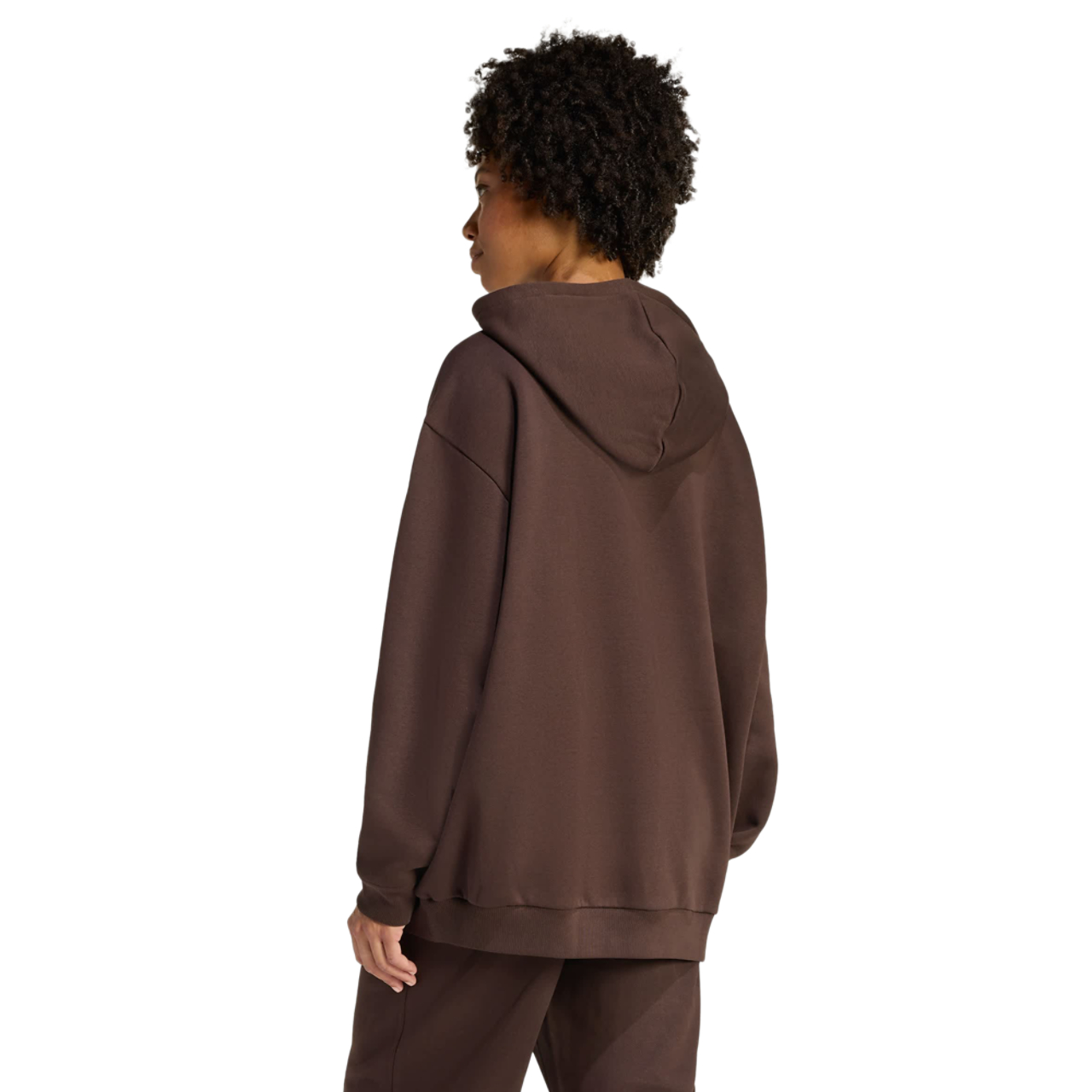 adidas Essentials Oversized Fleece Hoodie Image 4 of 4. Tap to open photo gallery.