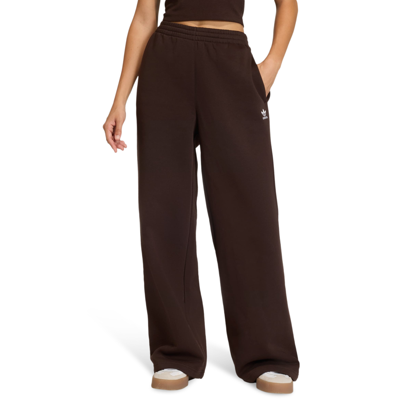 adidas Essentials Wide Leg Pant Image 1 of 4. Tap to open photo gallery.