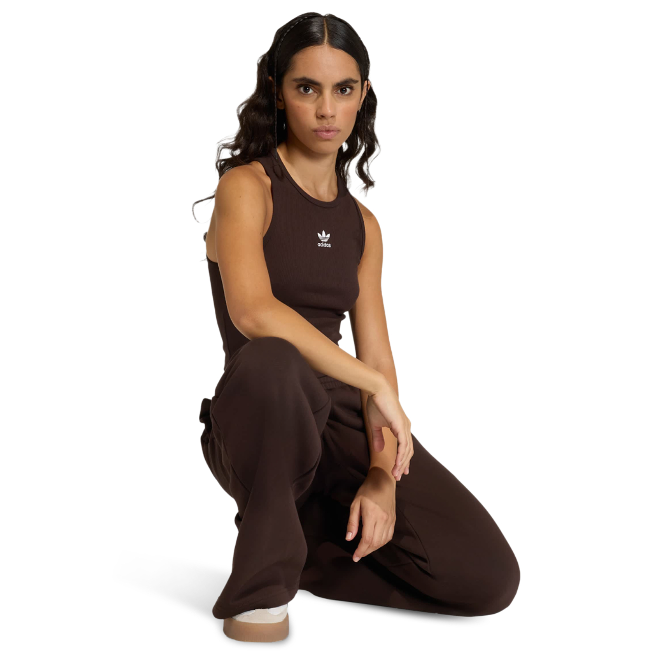 adidas Essentials Wide Leg Pant Image 2 of 4. Tap to open photo gallery.