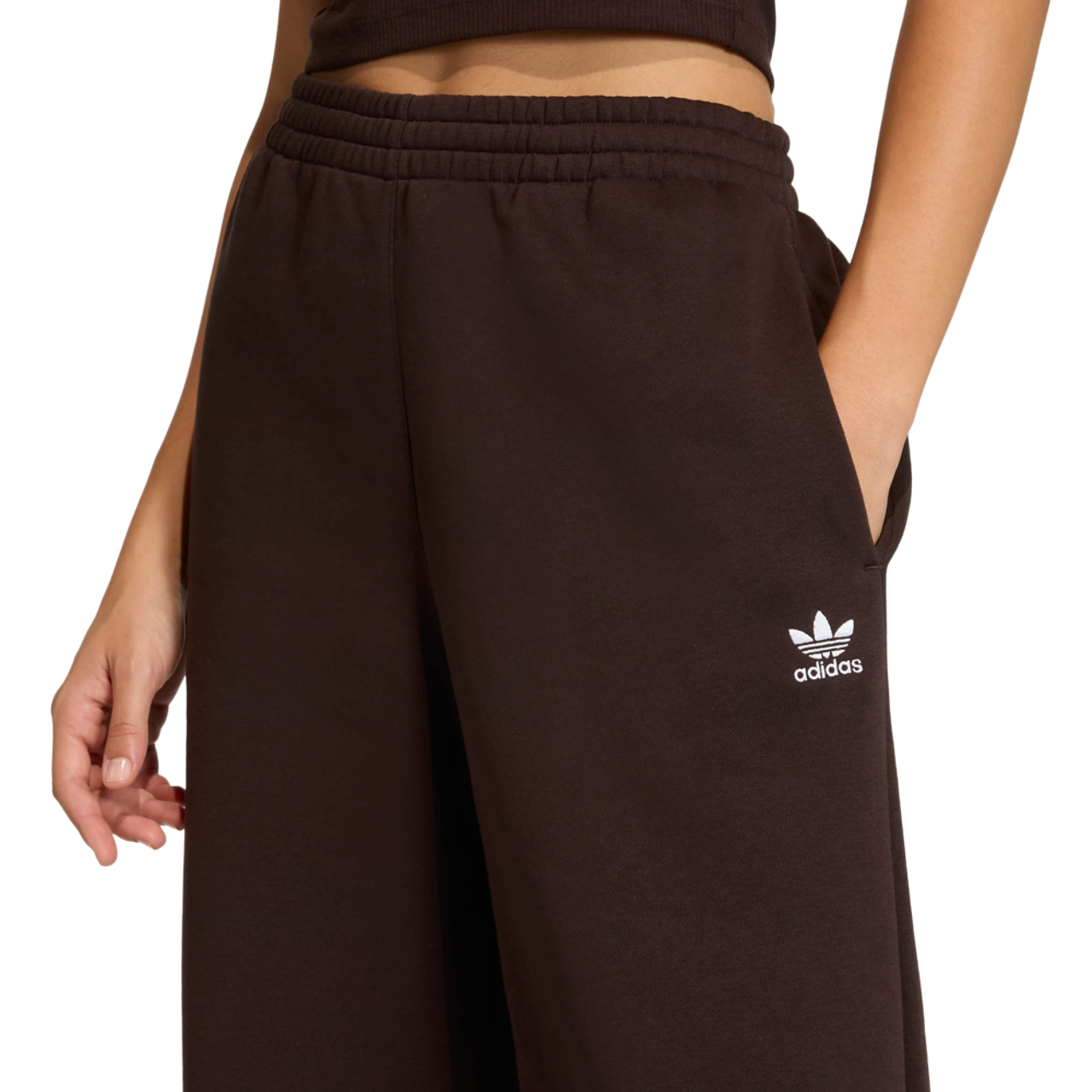adidas Essentials Wide Leg Pant Image 3 of 4. Tap to open photo gallery.
