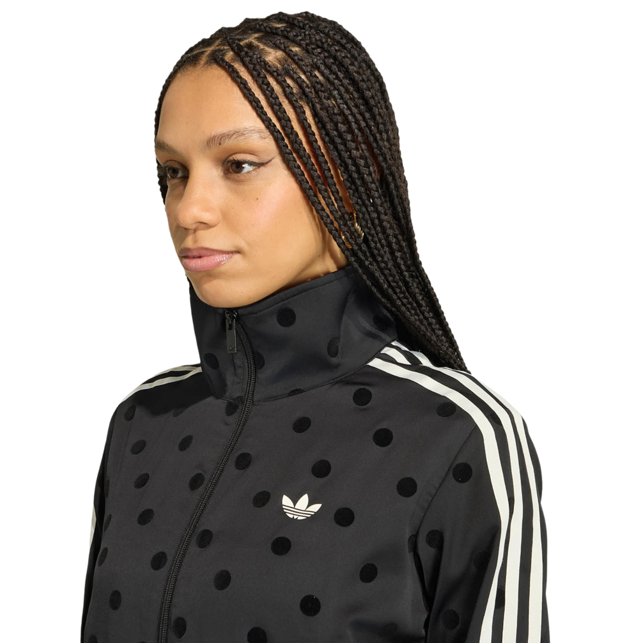 adidas Satin Polka Dots Tt Track Top Imagen 3 de 4. Toque para abrir la galería de fotos.