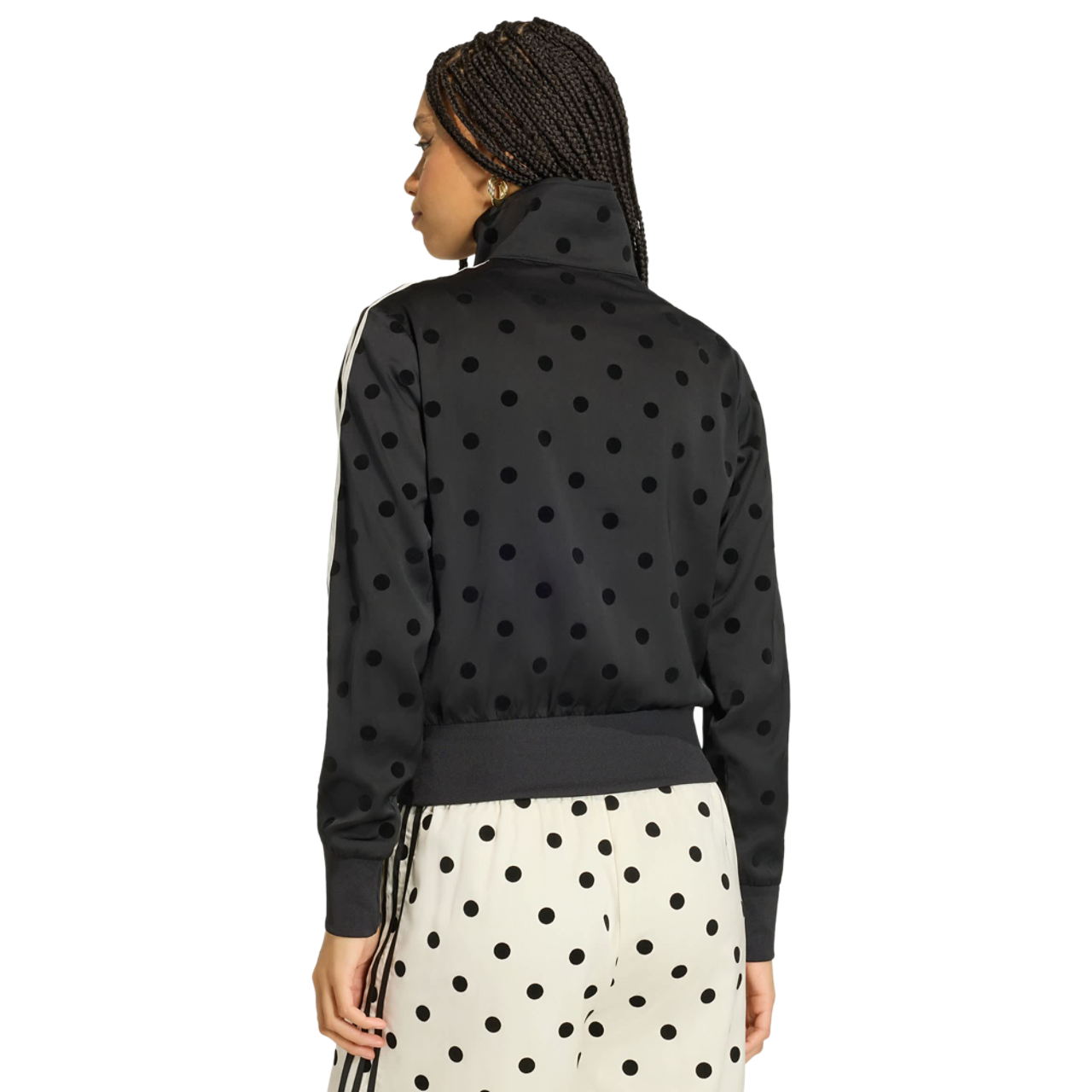 adidas Satin Polka Dots Tt Track Top Imagen 4 de 4. Toque para abrir la galería de fotos.