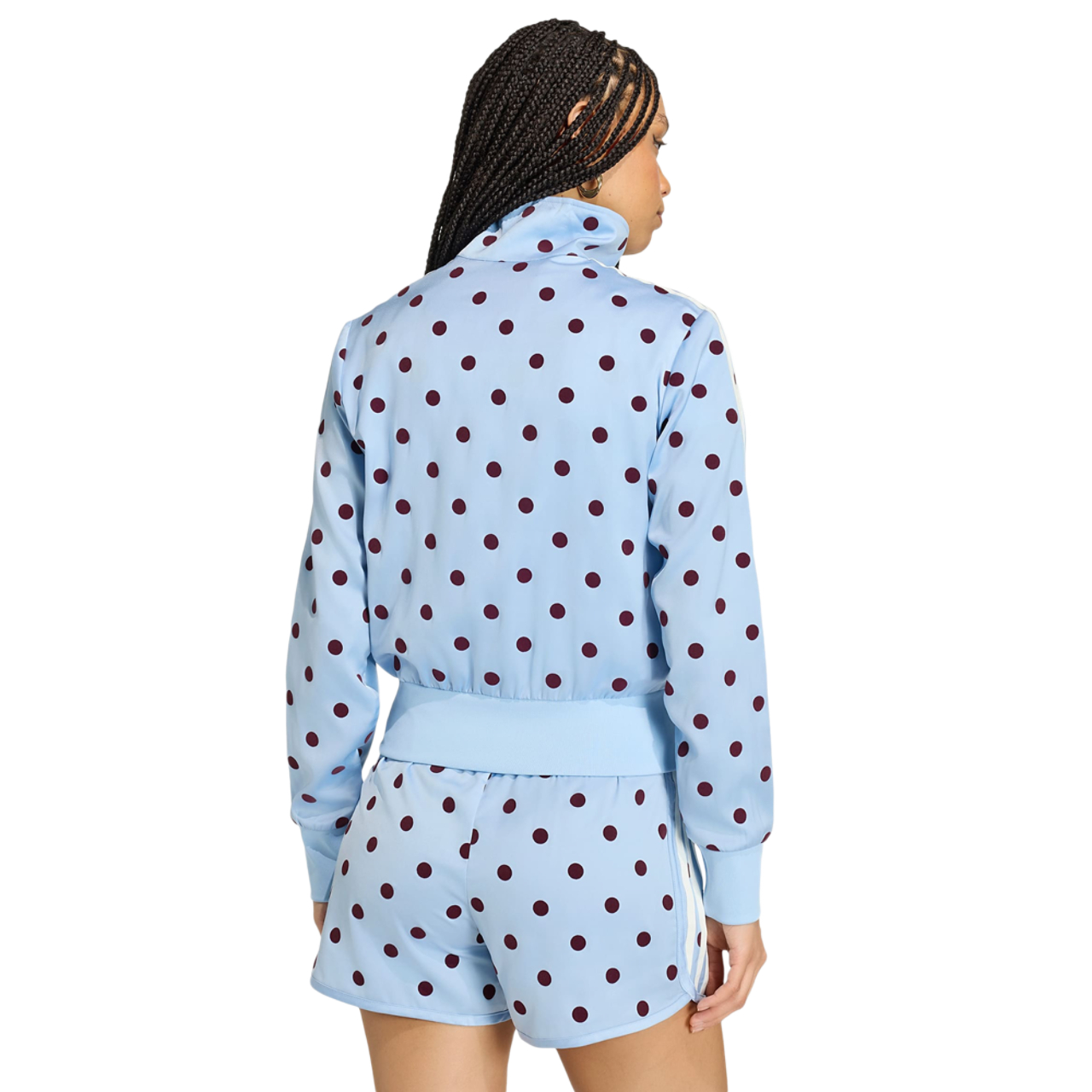 adidas Satin Polka Dots Tt Track Top Imagen 4 de 4. Toque para abrir la galería de fotos.