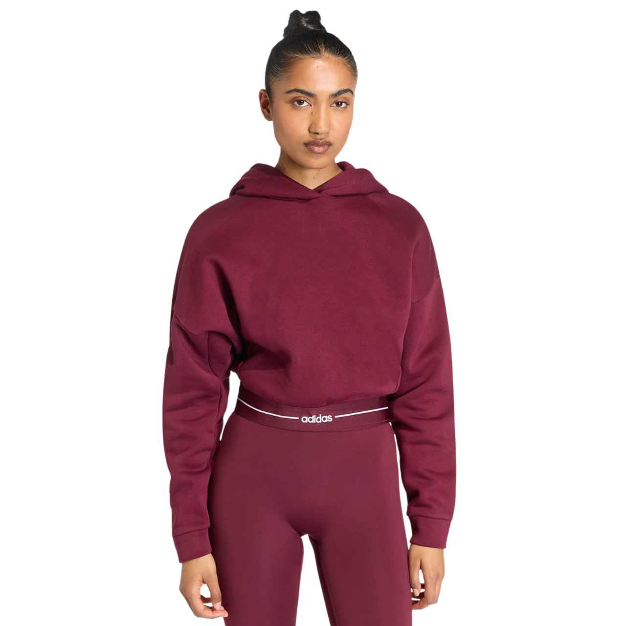 adidas Hyperglam Cropped Hoodie Immagine 1 di 4. Tocca per aprire la galleria fotografica.