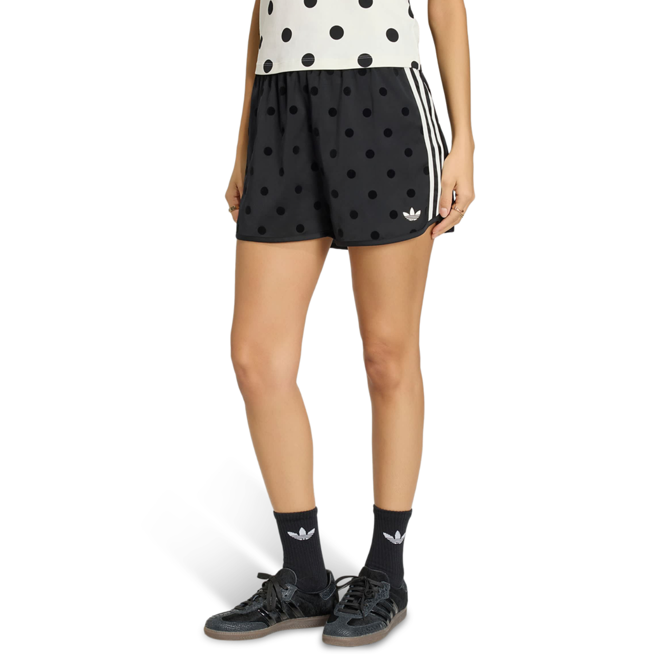 adidas Polka Dots Sprinter Shorts Image 1 of 4. Tap to open photo gallery.