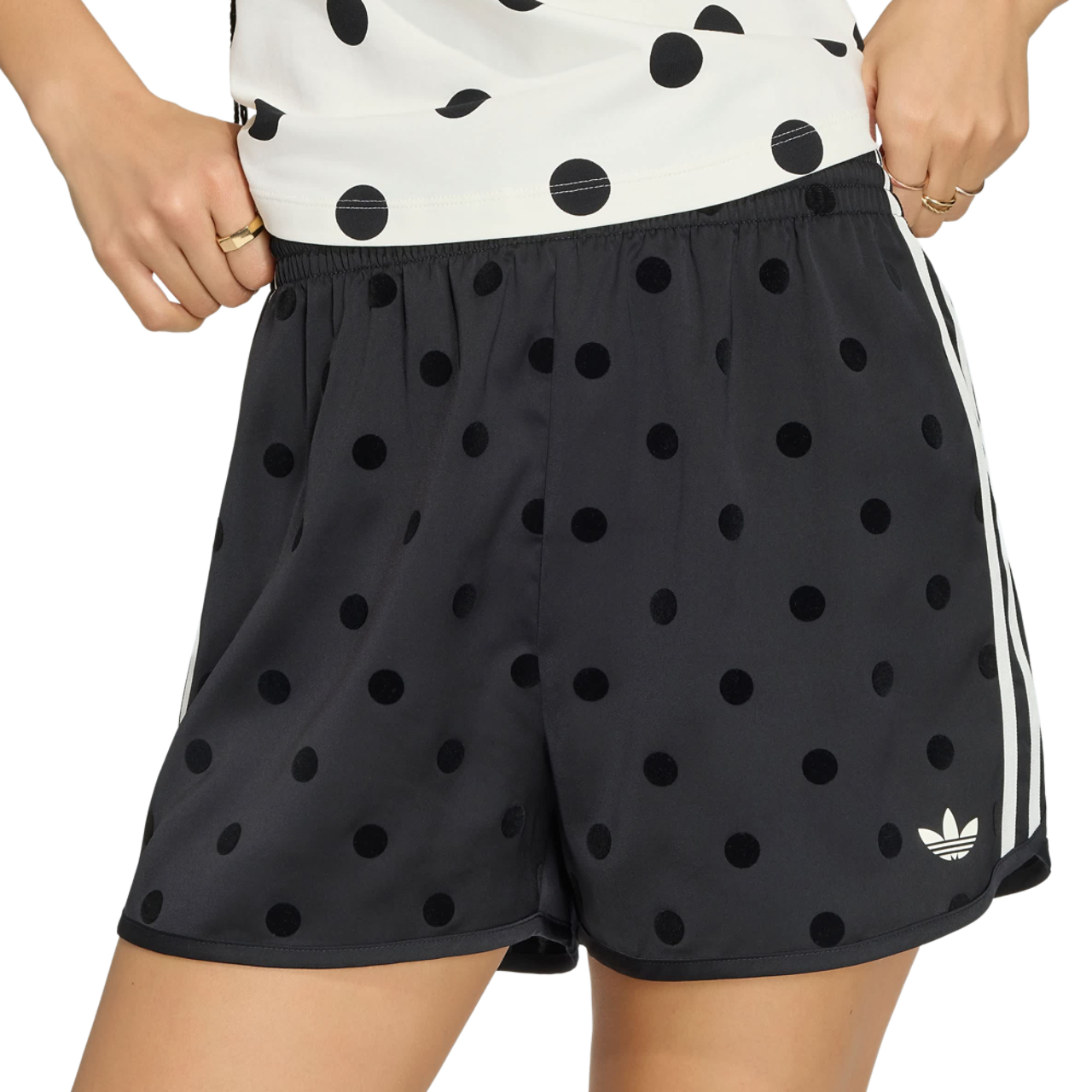 adidas Polka Dots Sprinter Shorts Image 3 of 4. Tap to open photo gallery.
