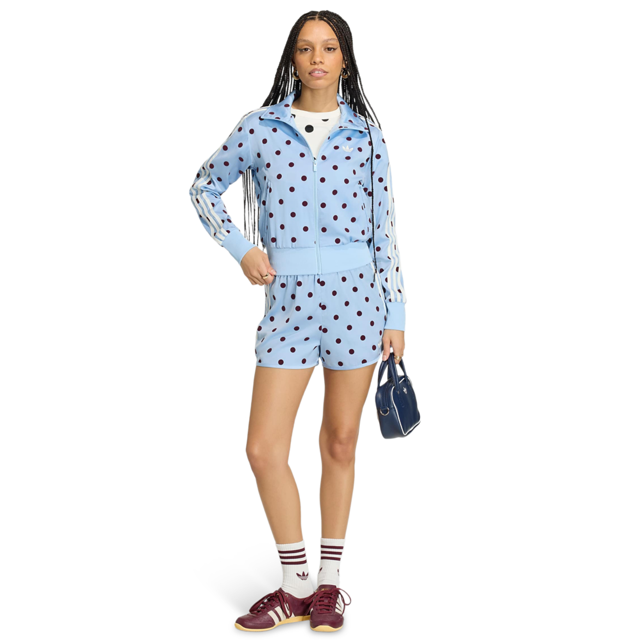 adidas Polka Dots Sprinter Shorts Image 2 of 4. Tap to open photo gallery.
