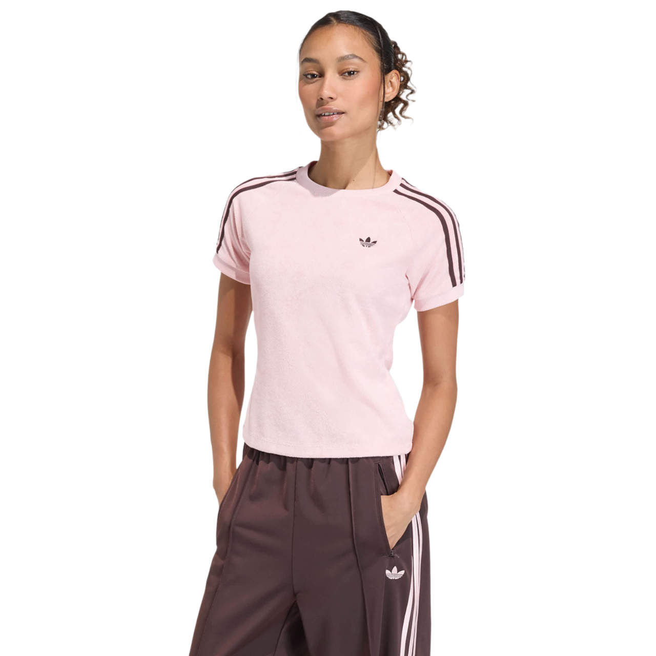 adidas Terry Towel Cali T-shirt Image 1 of 4. Tap to open photo gallery.