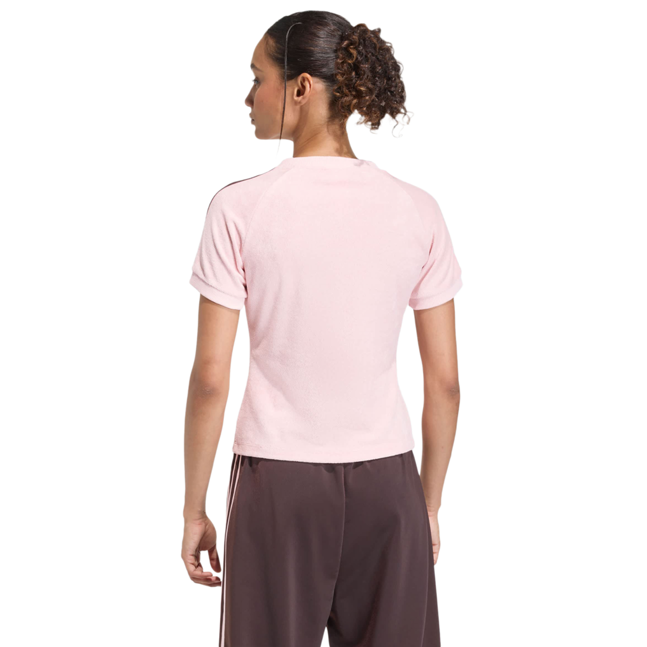 adidas Terry Towel Cali T-shirt Image 4 of 4. Tap to open photo gallery.