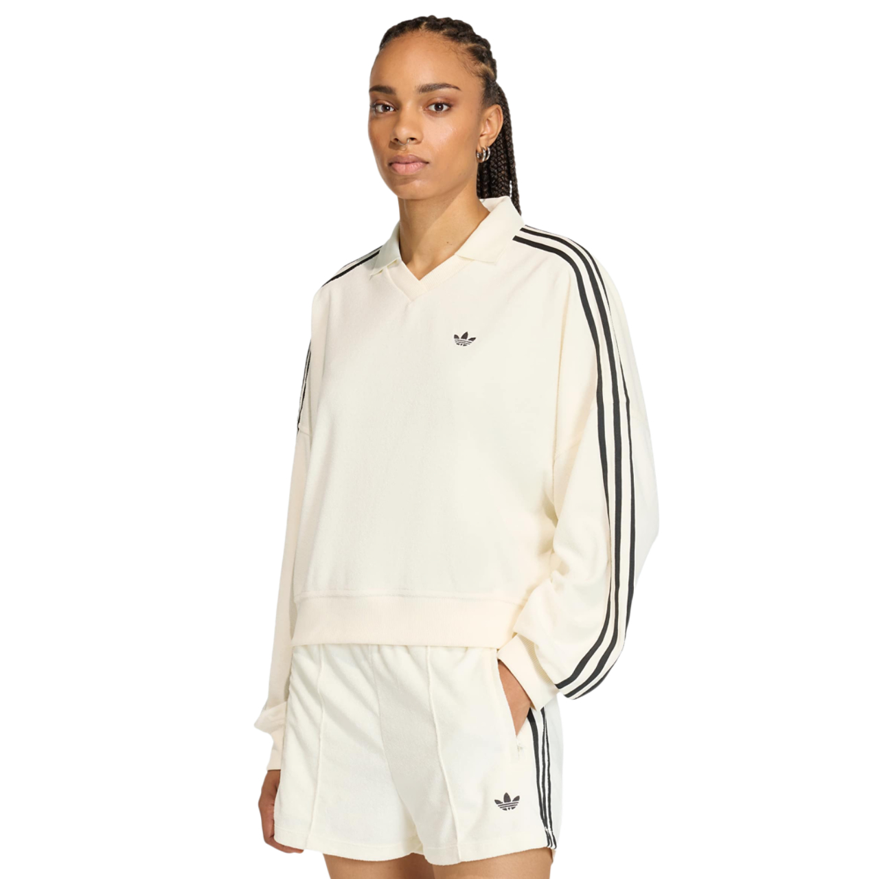 adidas Terry Towel V Neck Polo Shirt Immagine 1 di 4. Tocca per aprire la galleria fotografica.