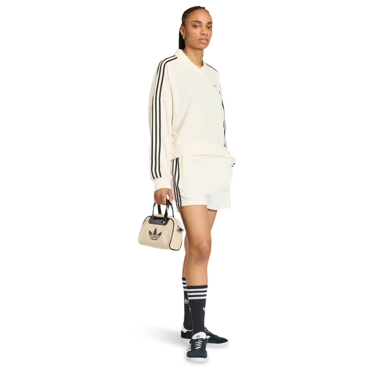 adidas Terry Towel V Neck Polo Shirt Immagine 2 di 4. Tocca per aprire la galleria fotografica.