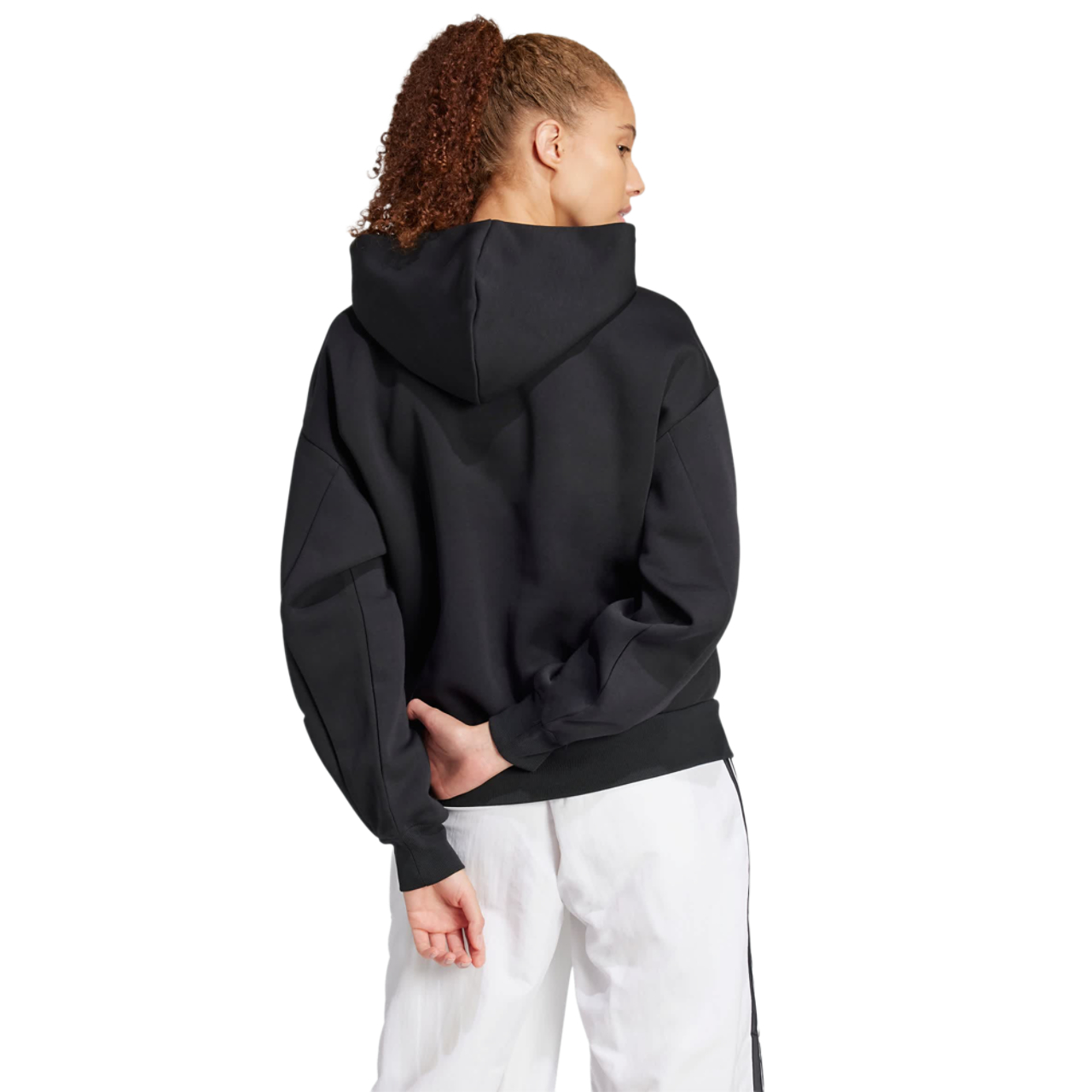 adidas Future Icons 3-Stripes Hoodie Image 4 of 4. Tap to open photo gallery.