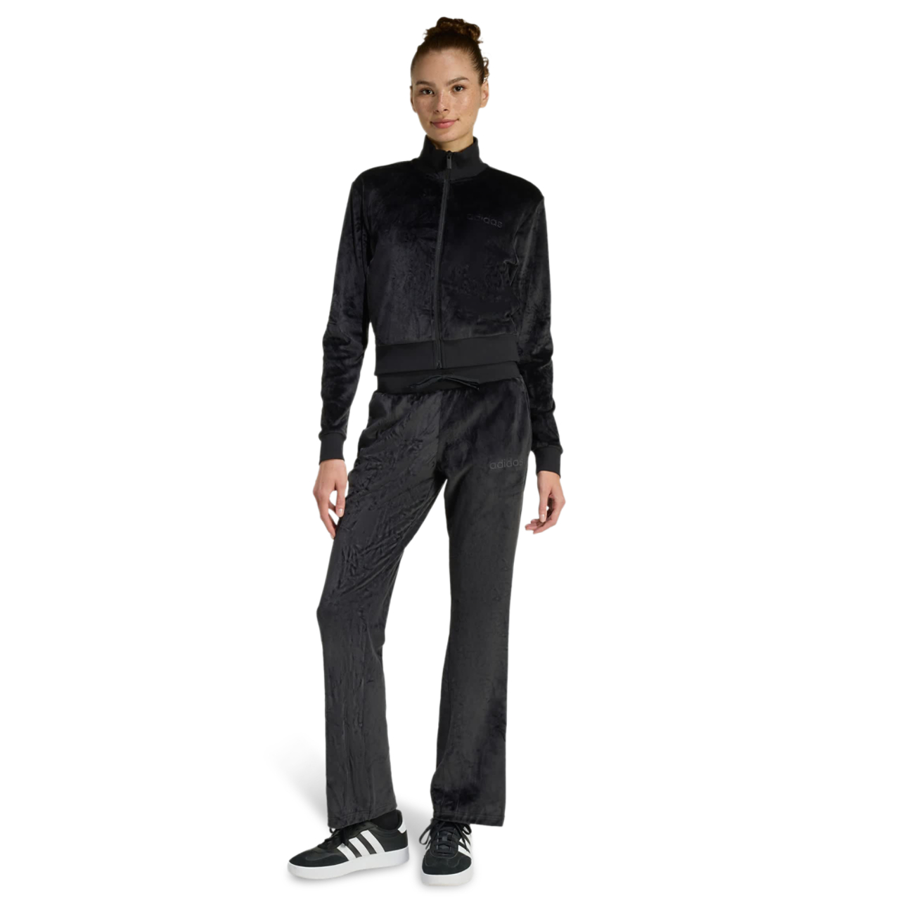 adidas Glam Velvet Tracksuit Bild 2 von 4. Antippen, um die Fotogalerie zu öffnen.