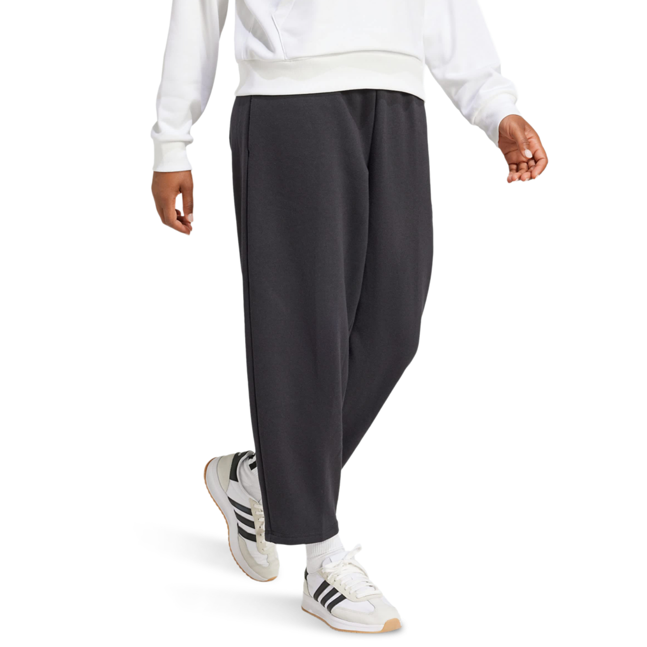 adidas Essentials Contemporary Logo Fleece Barrel Pants Bild 1 von 4. Antippen, um die Fotogalerie zu öffnen.