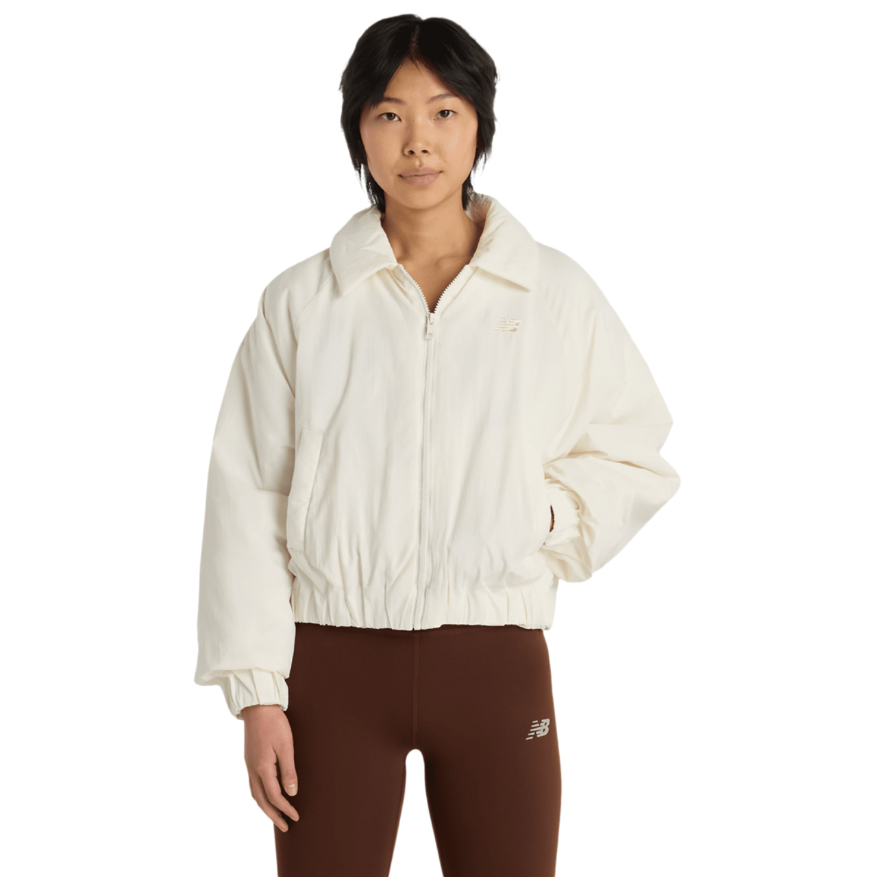 New Balance Woven Bomber Jacket Image 1 of 4. Tap to open photo gallery.