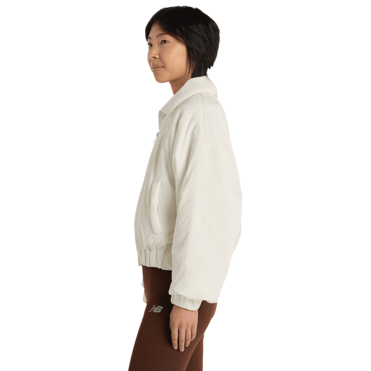 New Balance Woven Bomber Jacket Image 3 of 4. Tap to open photo gallery.