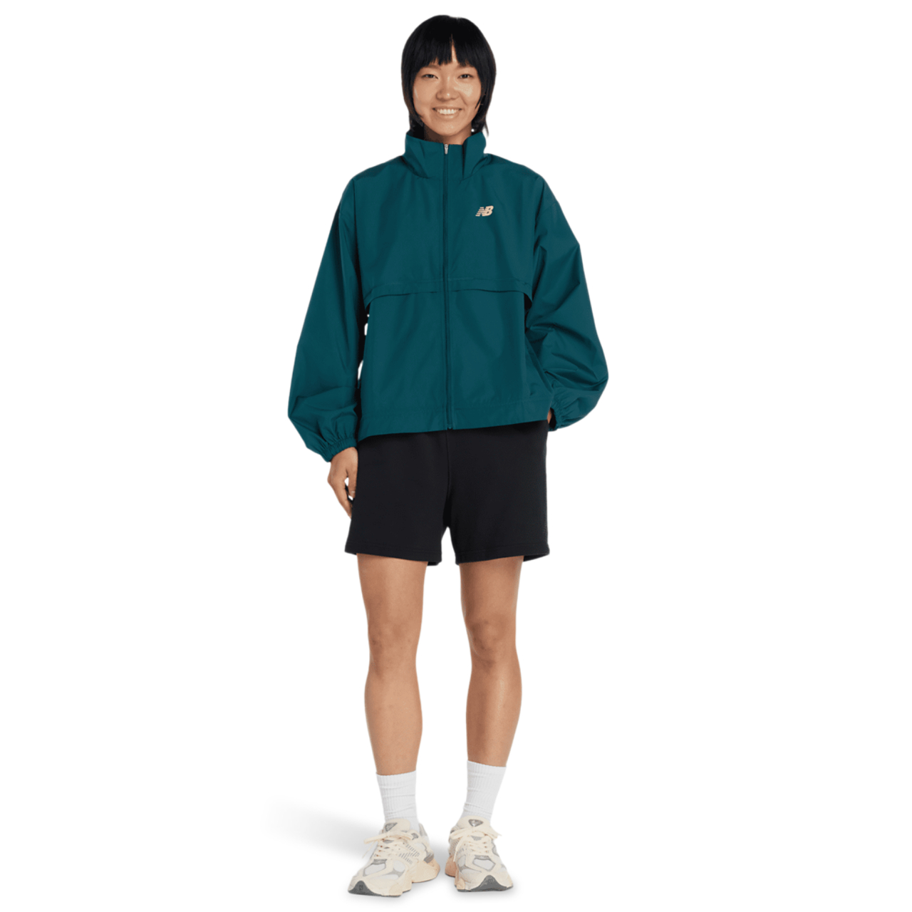 New Balance Trackside Woven Jacket Bild 2 von 4. Antippen, um die Fotogalerie zu öffnen.