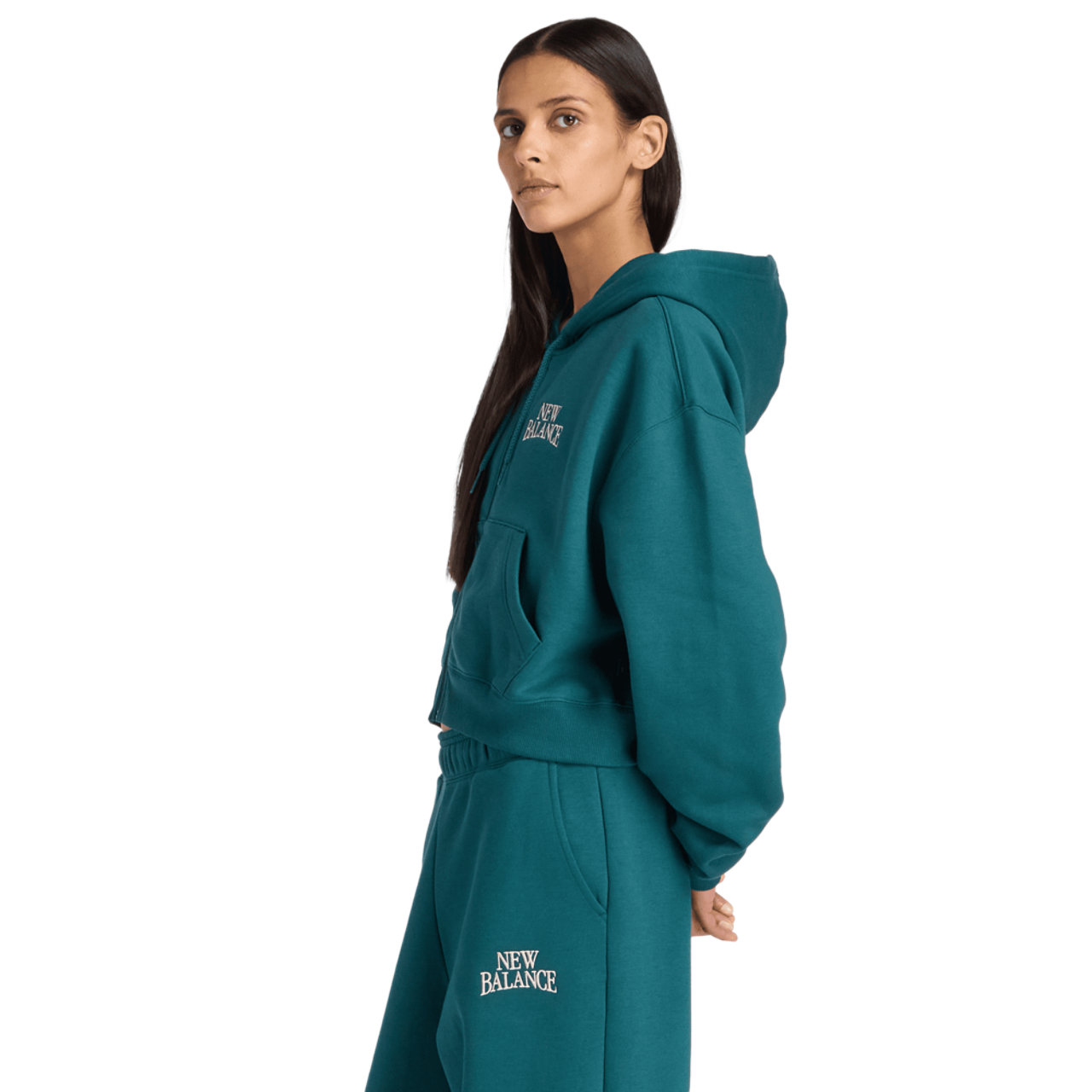 New Balance Trackside Fleece Full Zip Bild 3 von 4. Antippen, um die Fotogalerie zu öffnen.