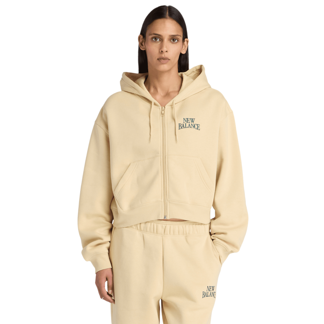 New Balance Trackside Fleece Full Zip Image 1 of 4. Tap to open photo gallery.
