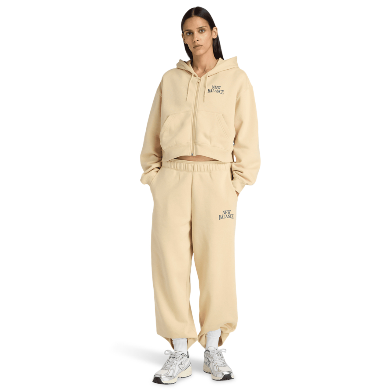 New Balance Trackside Fleece Full Zip Image 2 of 4. Tap to open photo gallery.