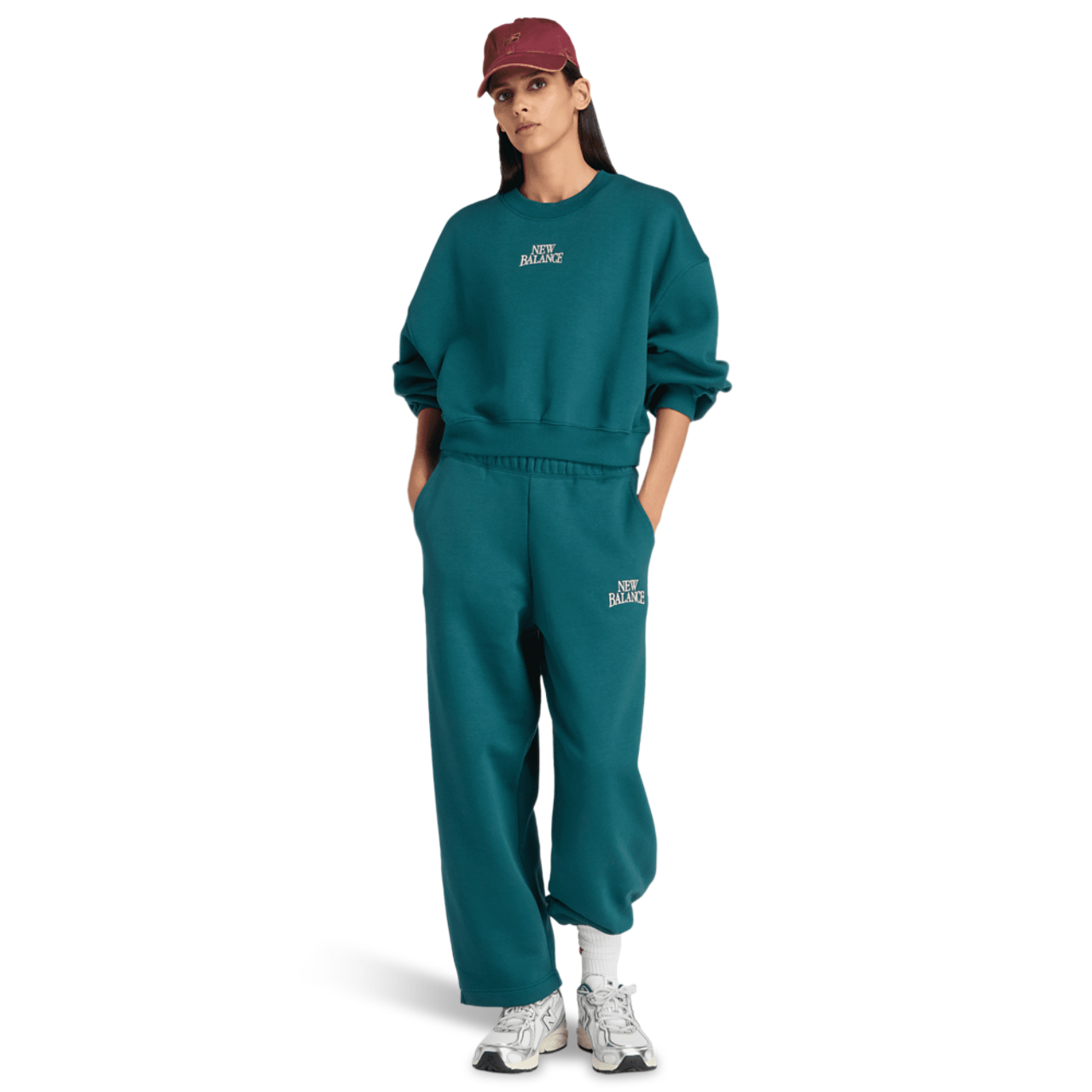 New Balance Trackside Fleece Crew Image 2 sur 4. Appuyez pour ouvrir la galerie de photos.