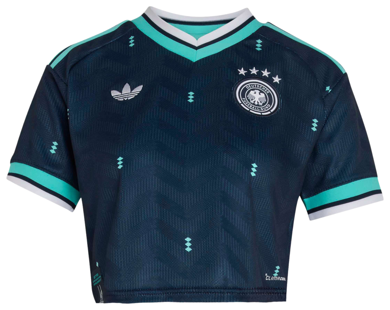 adidas Germany 26 Away Cropped Jersey Afbeelding 4 van 4. Tik om de fotogalerij te openen..
