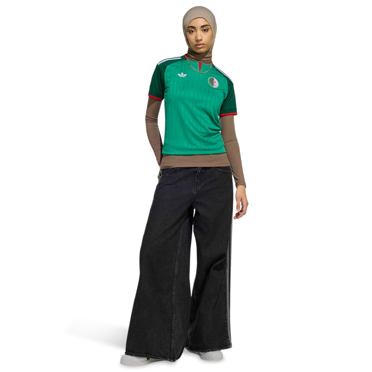adidas Algeria 26 Away Jersey Image 2 sur 4. Appuyez pour ouvrir la galerie de photos.