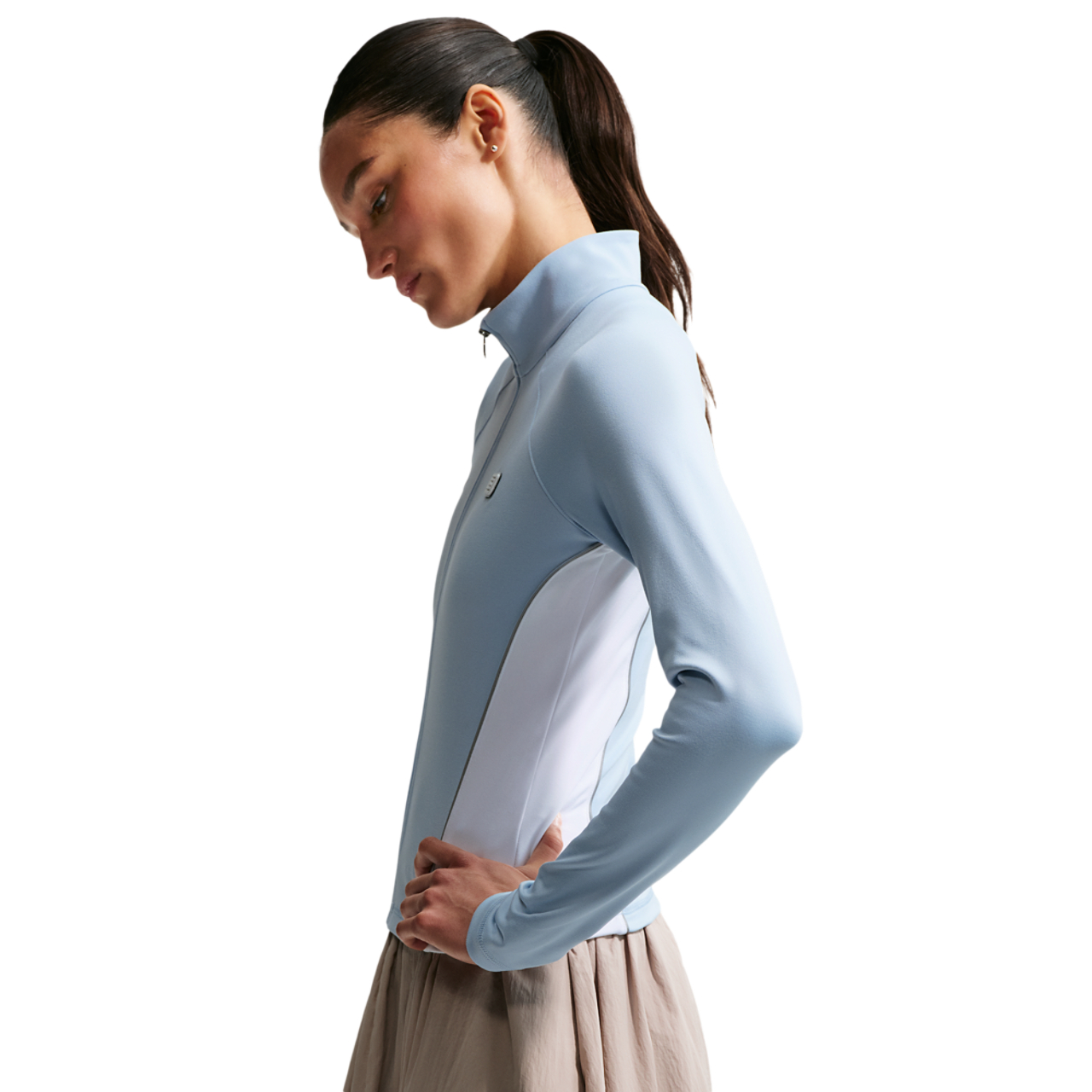 Nike Sportswear Full-zip Long-sleeve Top Image 4 of 4. Tap to open photo gallery.