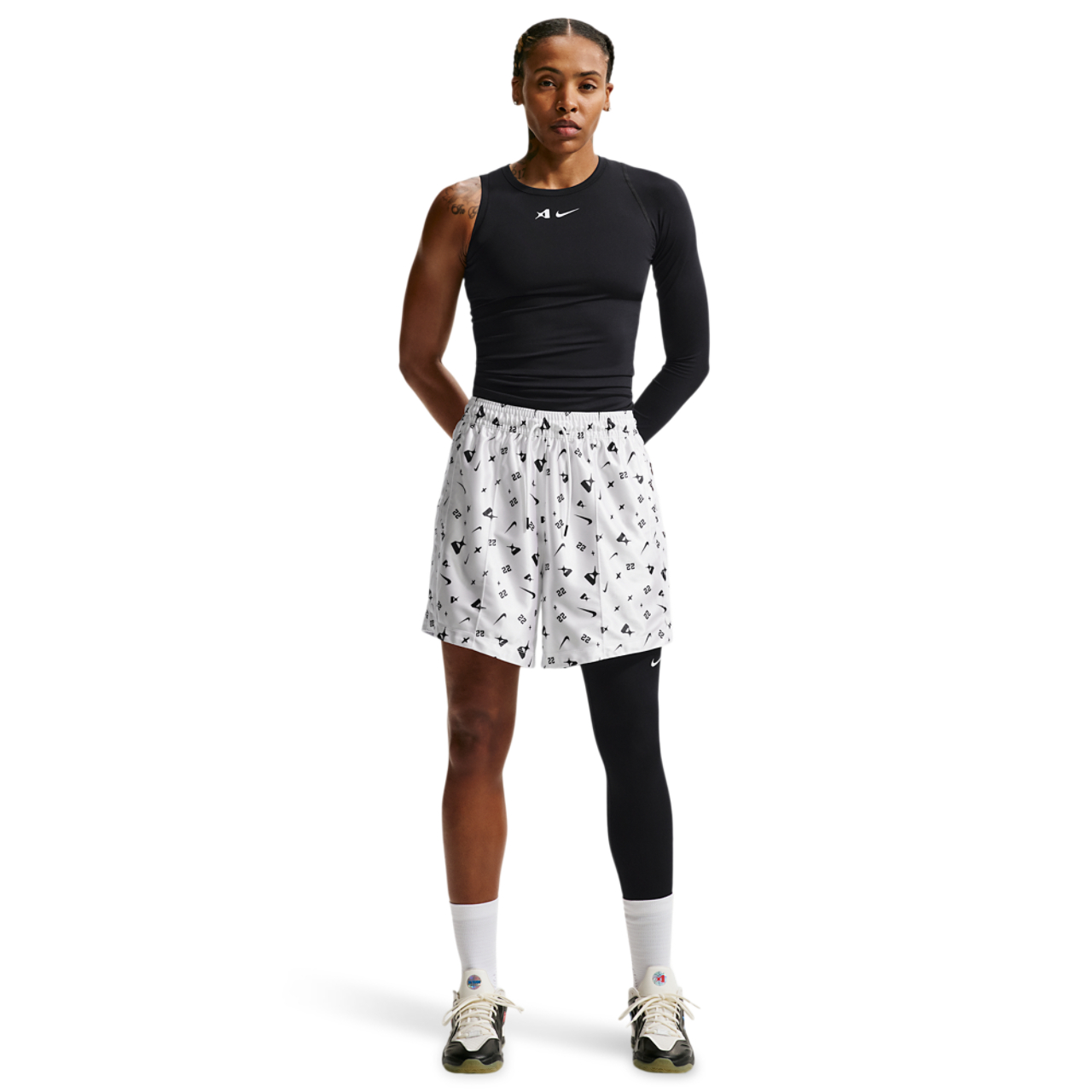 Nike A'Ja Wilson Dri-fit Shorts Image 2 of 4. Tap to open photo gallery.