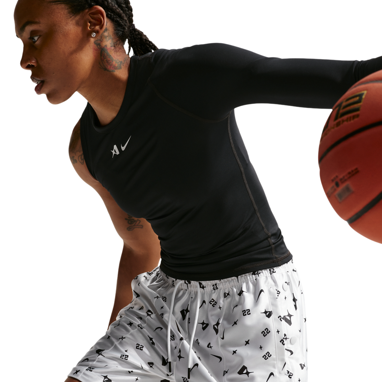 Nike A'Ja Wilson Dri-fit Shorts Image 3 of 4. Tap to open photo gallery.