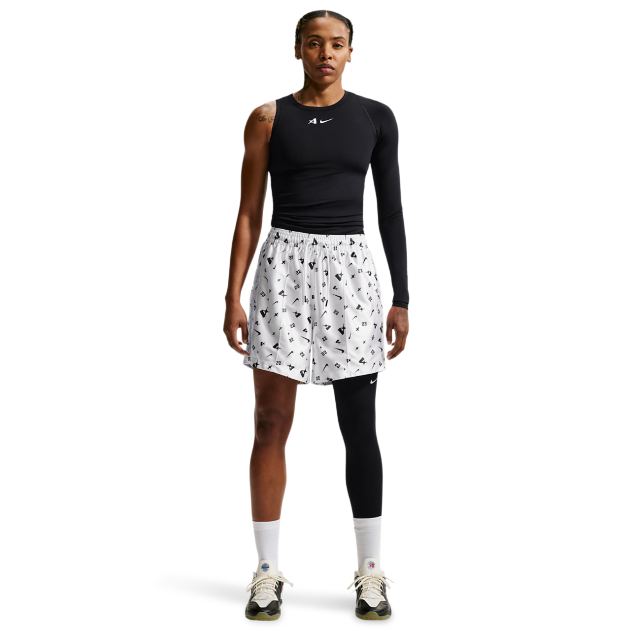 Nike A'Ja Wilson A'Symmetric Reversible Top Image 2 of 4. Tap to open photo gallery.