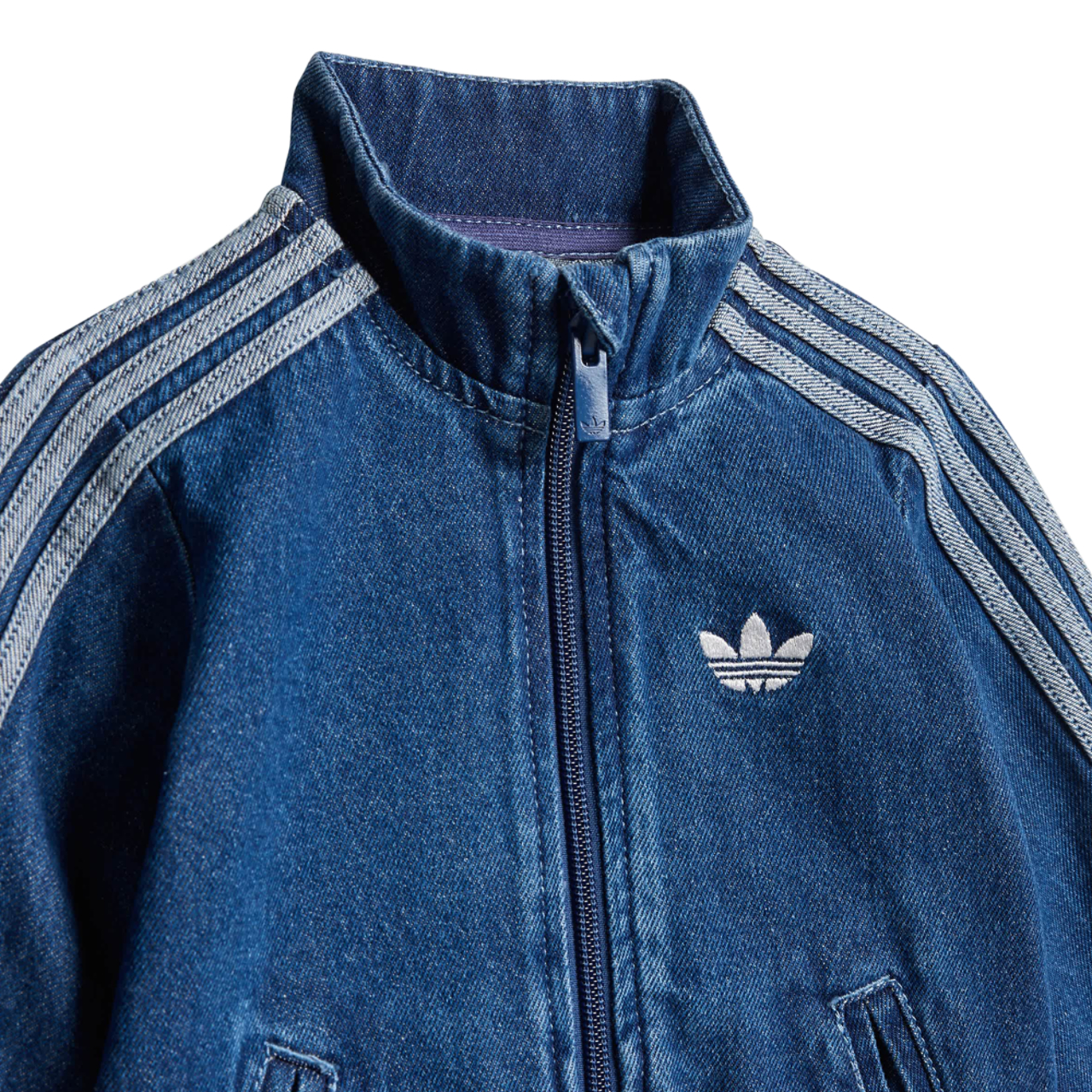 adidas Firebird Denim Bild 4 von 5. Antippen, um die Fotogalerie zu öffnen.