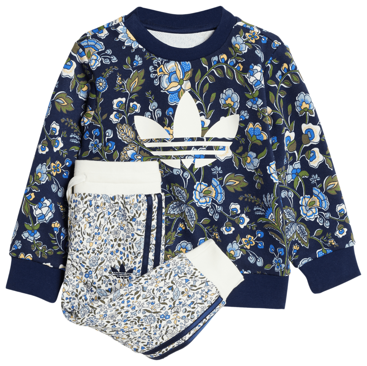 adidas Originals X Liberty London Crew Set Kids Imagen 1 de 6. Toque para abrir la galería de fotos.