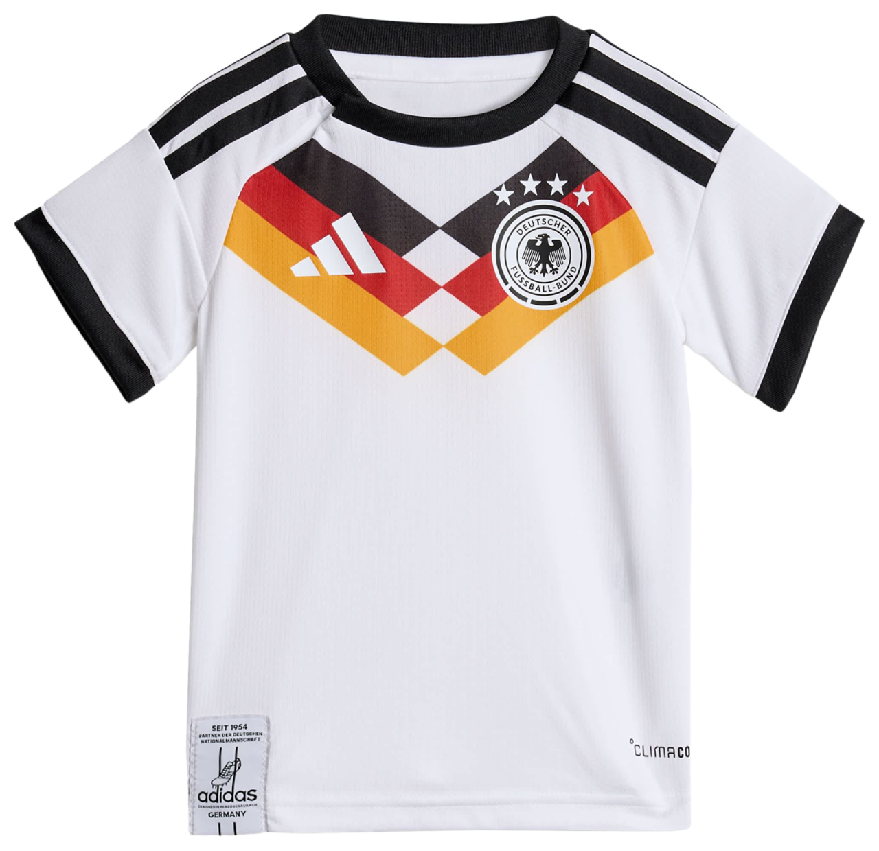 adidas Germany 26 Home Replica Baby Kit Afbeelding 2 van 5. Tik om de fotogalerij te openen..