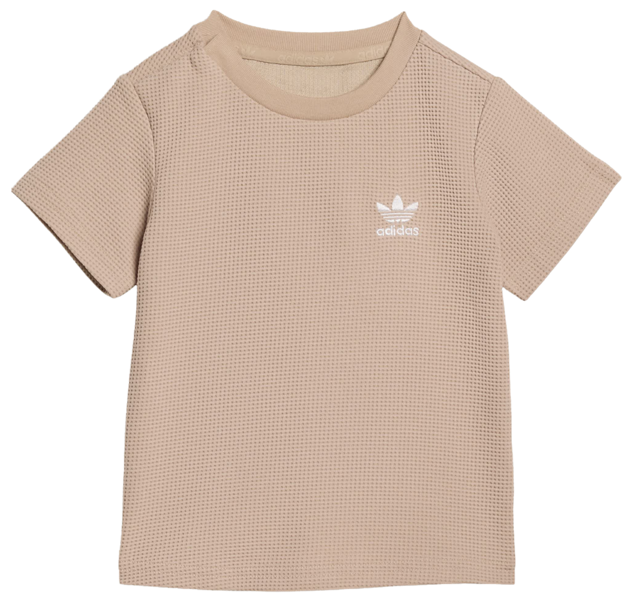 adidas Regular Waffle Short T-shirt Set Imagen 2 de 4. Toque para abrir la galería de fotos.