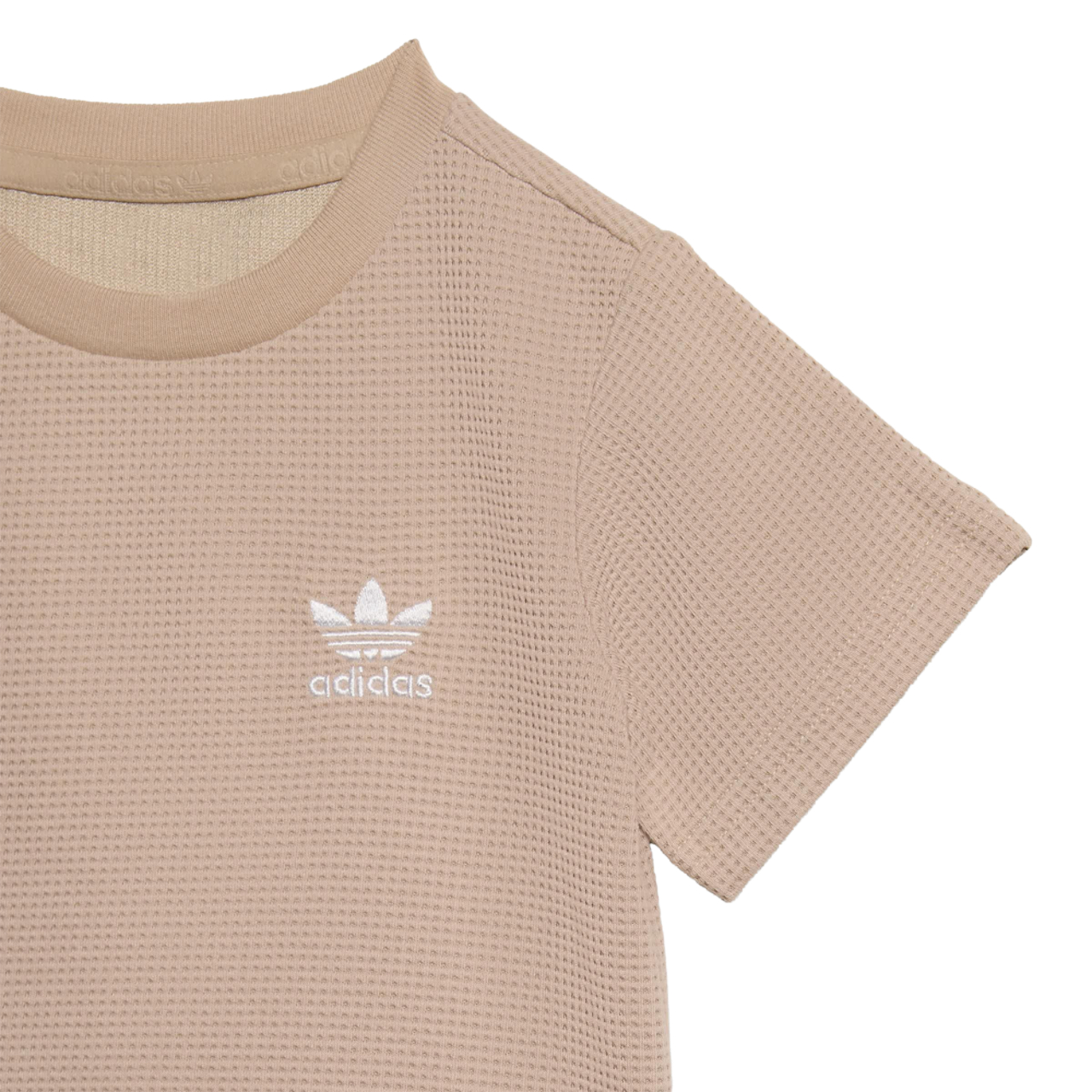 adidas Regular Waffle Short T-shirt Set Imagen 3 de 4. Toque para abrir la galería de fotos.